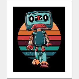 K7 Tape Robot Posters and Art